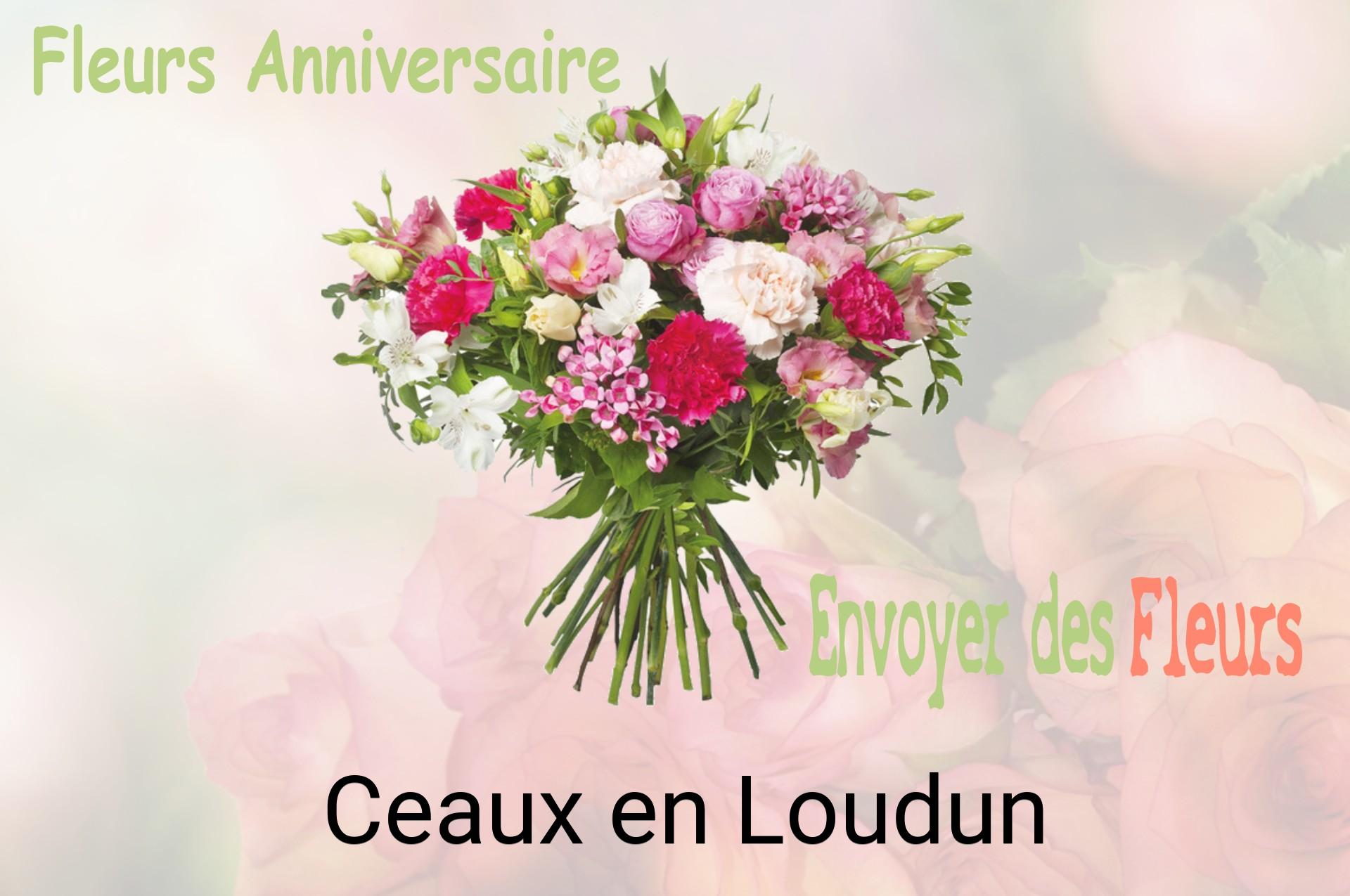 Bouquet de fleurs d’anniversaire livré à Ceaux-en-Loudun